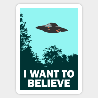 I want to believe Sticker